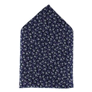 Ascentix Metallic Flowers and Leaves Pocket Square